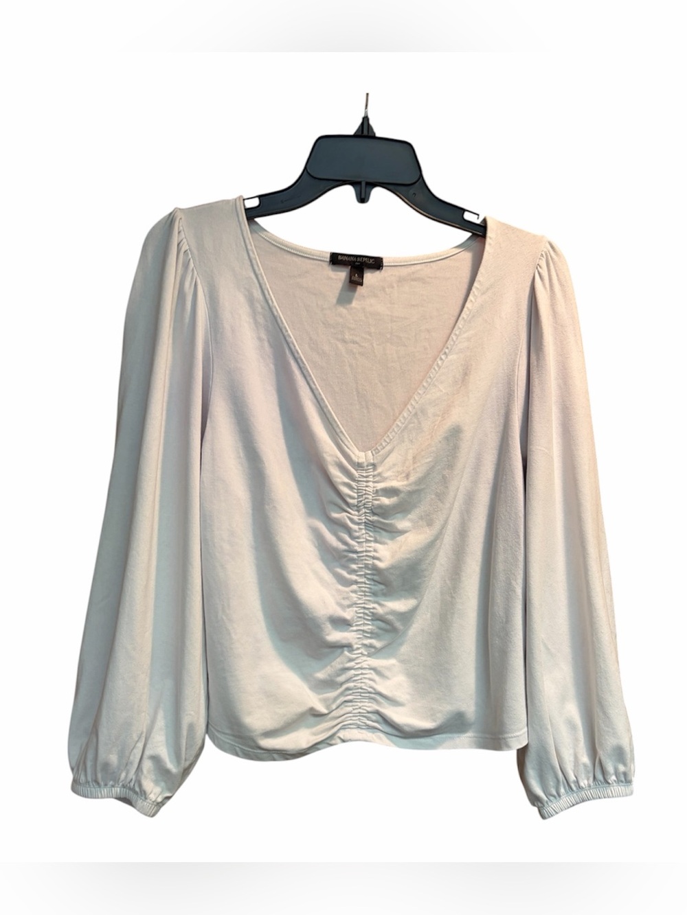 Banana Republic Cotton Balloon-Sleeved Blouse
